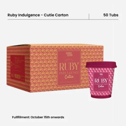 CHOCO ALBAB RUBY INDULGENCE CUTIE TUB (50 PCS)