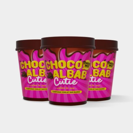 CUTIE CHOCO RICE TUB (3 PCS)