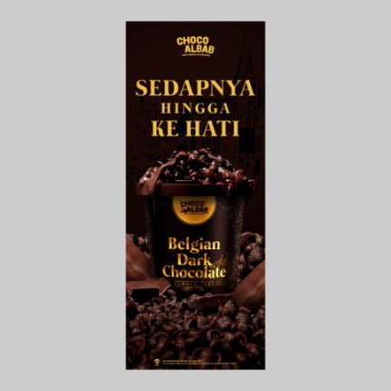 BUNTING BELGIAN DARK CHOCOLATE TUB