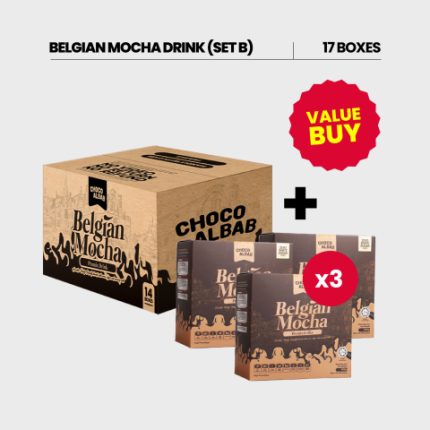 BELGIAN MOCHA DRINK SET B (14 PCS + 3 PCS)