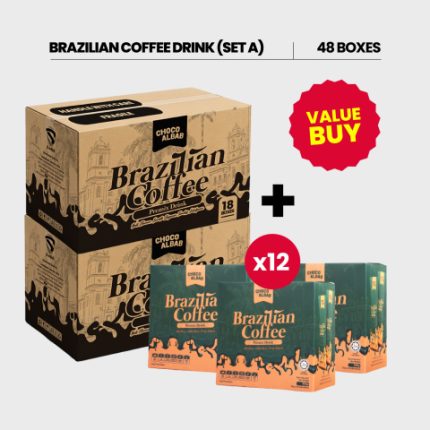 BRAZILIAN COFFEE DRINK SET A (36 PCS + 12PCS)