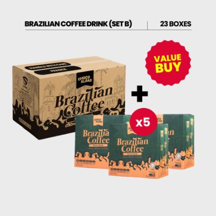 BRAZILIAN COFFEE DRINK SET B (18 PCS + 5PCS)