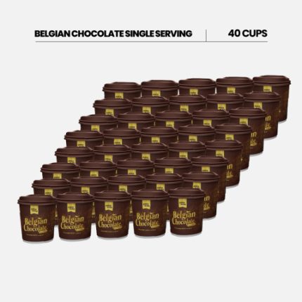 CARTON BELGIAN CHOCOLATE SINGLE SERVING