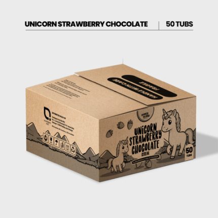 CARTON UNICORN STRAWBERRY CHOCOLATE (50 PCS)