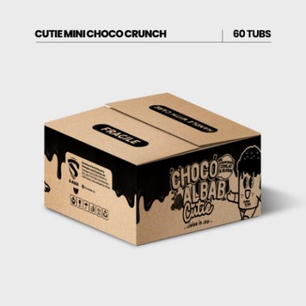 CARTON CUTIE MINI CHOCO CRUNCH TUB (60 PCS)