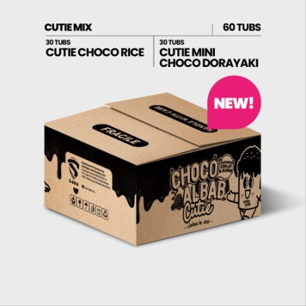 CARTON MIX CUTIE TUB (30 RICE & 30 DORAYAKI)
